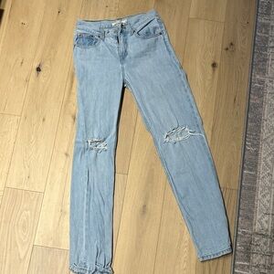 Levi's Light Blue Straight Leg Jeans